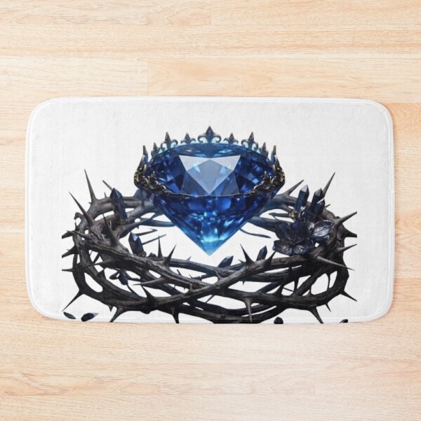 Item preview, Gothic Blue Sapphire Diamond in Crown of Thorns designed and sold by Zacushi.
