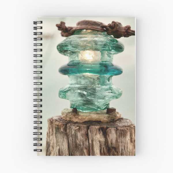 Item preview, Glass Insulator on Pole designed and sold by Elisabeth Lucas.