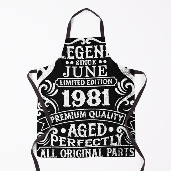 Item preview, Aged To Perfection 1981 Vintage Birthday Limited Edition Retro Gift designed and sold by OliviaHayesArt.