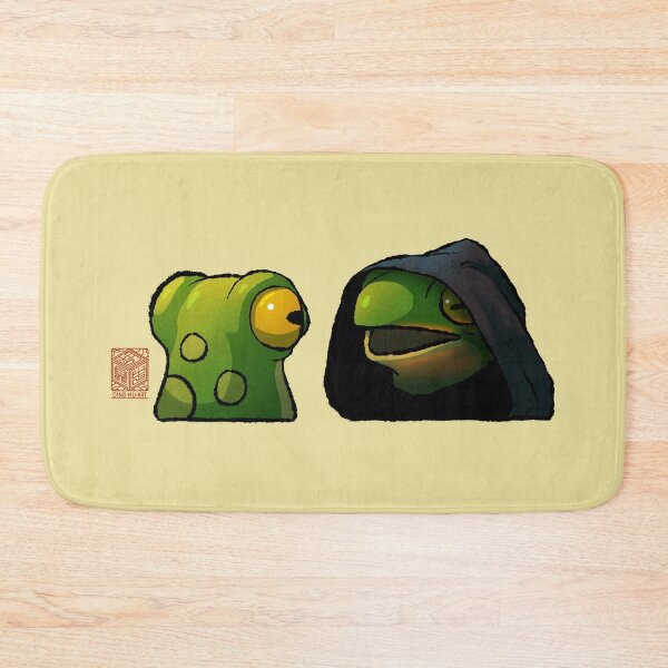 Item preview, Evil Dark Frog Cute Expression Reaction Animal Asian Art Illustration designed and sold by DingHuArt.