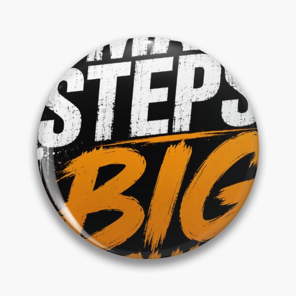 Item preview, SMALL STEPS. BIG RESULTS. |Motivational Typography Design  designed and sold by Bathu Designs.