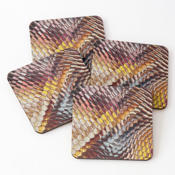Item preview, Chocolate Caramel Taffy Pattern designed and sold by Shy Fractal Designs.