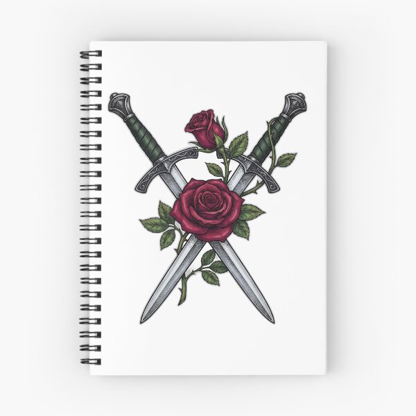Item preview, Enemies To Lovers Crossed Swords And Rose designed and sold by ryanguas.