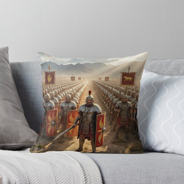 Item preview, Epic Roman Warrior Fiery Battlefield Art designed and sold by GalleryBrisArt.