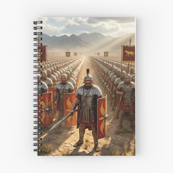 Item preview, Epic Roman Warrior Fiery Battlefield Art designed and sold by GalleryBrisArt.
