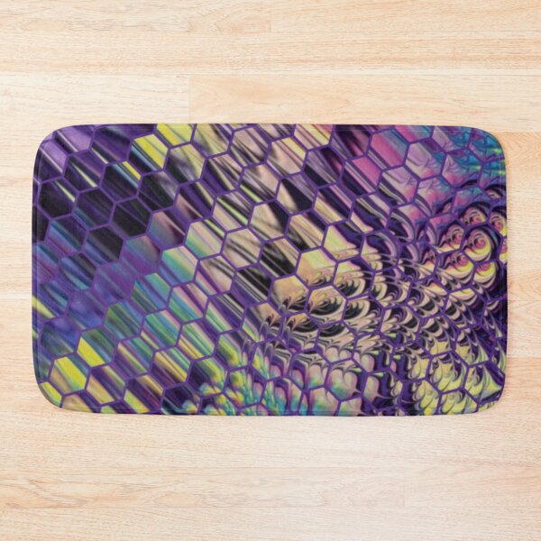Item preview, Purple Mushroom Trip Pattern designed and sold by Shy Fractal Designs.