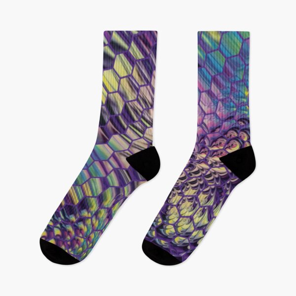 Item preview, Purple Mushroom Trip Pattern designed and sold by Shy Fractal Designs.