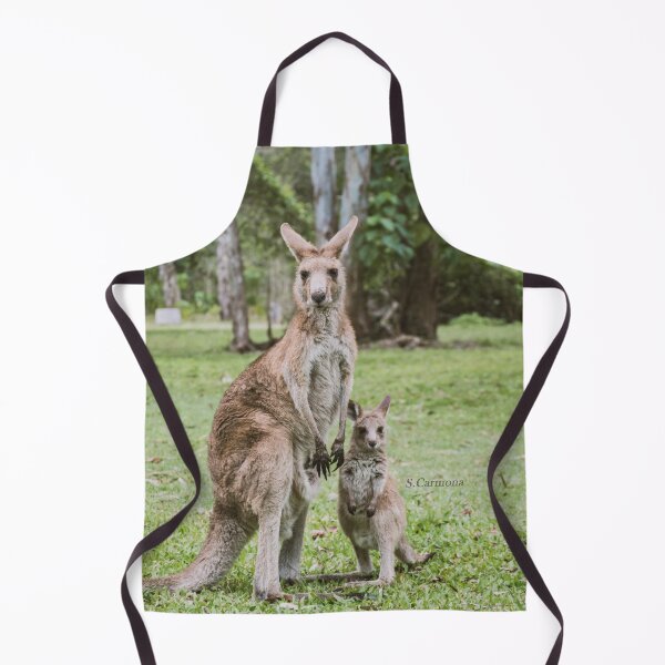 Item preview, Mother and Baby Kangaroo in the Australian Bush designed and sold by AuraInkSC.