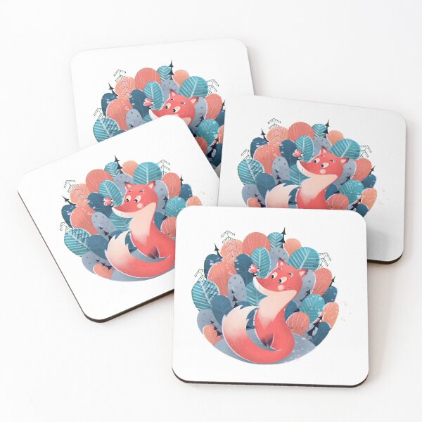 Item preview, Cute Red Fox in the Garden designed and sold by Forestelena.