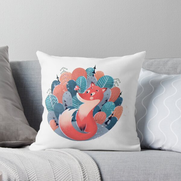 Item preview, Cute Red Fox in the Garden designed and sold by Forestelena.