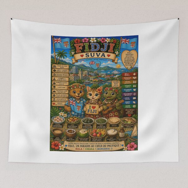 Item preview, Fiji Suva – Tropical Paradise, Culture and Bula Spirit designed and sold by Cifi64.