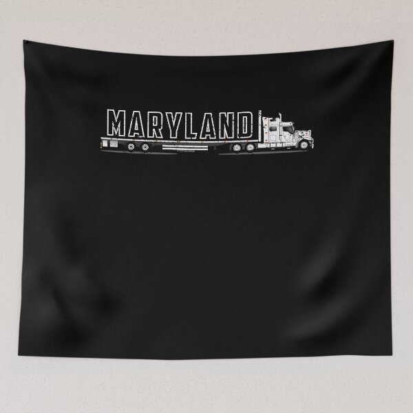 Item preview, Flatbed Truck Driver Maryland CDL Training Shirt designed and sold by shoppzee.