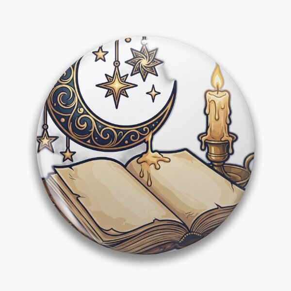 Item preview, Midnight Reader Moon Stars And Open Book designed and sold by ryanguas.