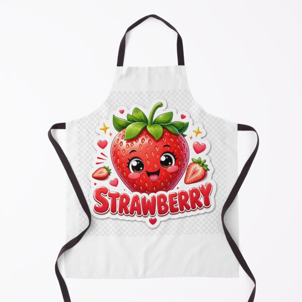 Item preview, Strawberry Kawaii Cute Smiling FruitSweet Berry Cartoon designed and sold by MR4me.