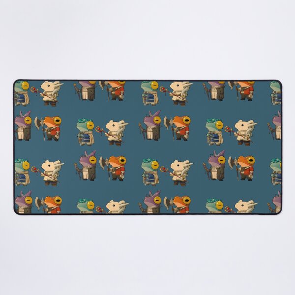 Item preview, Adventure Frog Frieren Himmel Fern Stark Amphibian Asian Art Illustration designed and sold by DingHuArt.