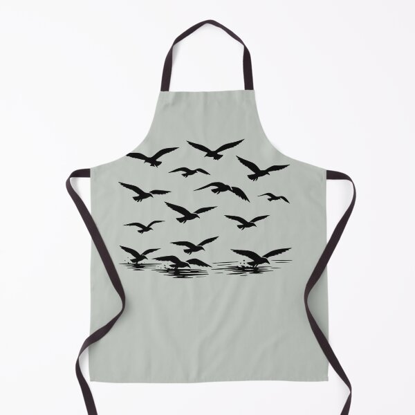Item preview, Where the Seagulls Soar Black Silhouette designed and sold by taiche.