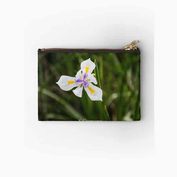 Item preview, White Dietes Grandiflora Wild Iris Botanical Flower Art designed and sold by AuraInkSC.