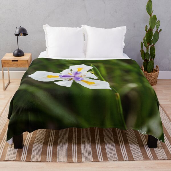 Item preview, White Dietes Grandiflora Wild Iris Botanical Flower Art designed and sold by AuraInkSC.