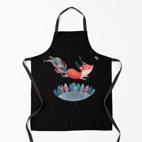 Item preview, Cute Flying Fox with Ladybug Watercolor Art designed and sold by Forestelena.