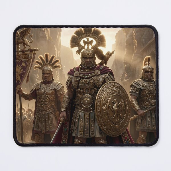 Item preview, Epic Roman Warrior Fiery Battlefield Art designed and sold by GalleryBrisArt.