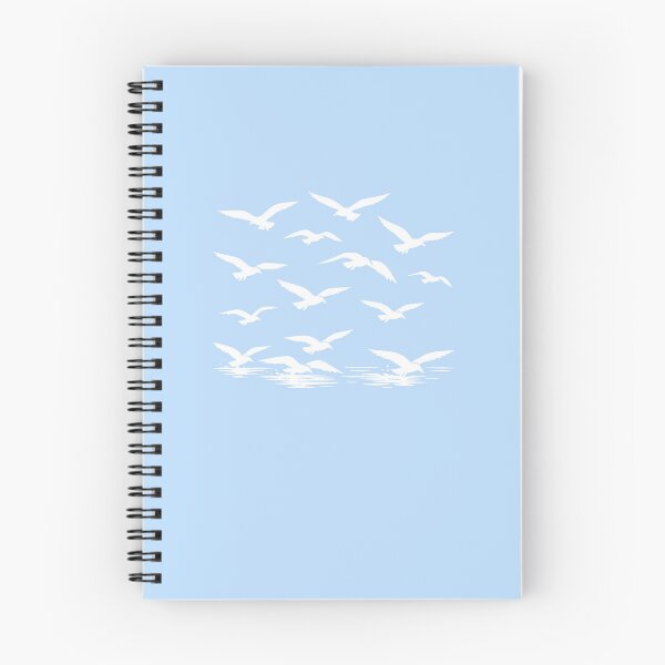 Item preview, Where the Seagulls Soar White Silhouette designed and sold by taiche.