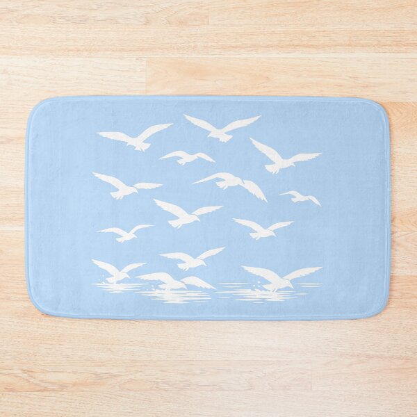 Item preview, Where the Seagulls Soar White Silhouette designed and sold by taiche.