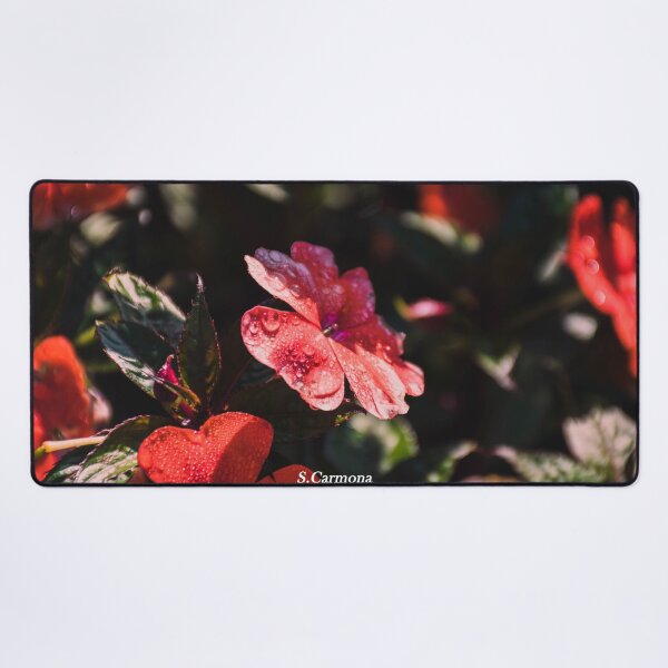 Item preview, Sunlit Flowers with Raindrops Macro Art - Bali designed and sold by AuraInkSC.