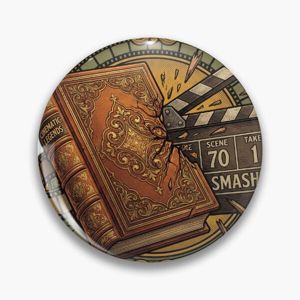 Item preview, The Book Was Better Smashed Movie Clapperboard designed and sold by ryanguas.