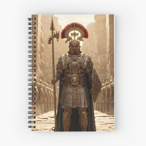 Item preview, Epic Roman Warrior Fiery Battlefield Art designed and sold by GalleryBrisArt.