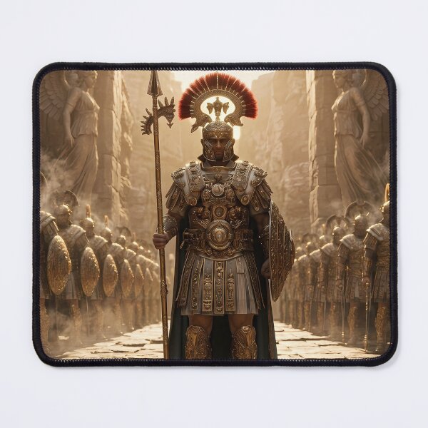 Item preview, Epic Roman Warrior Fiery Battlefield Art designed and sold by GalleryBrisArt.
