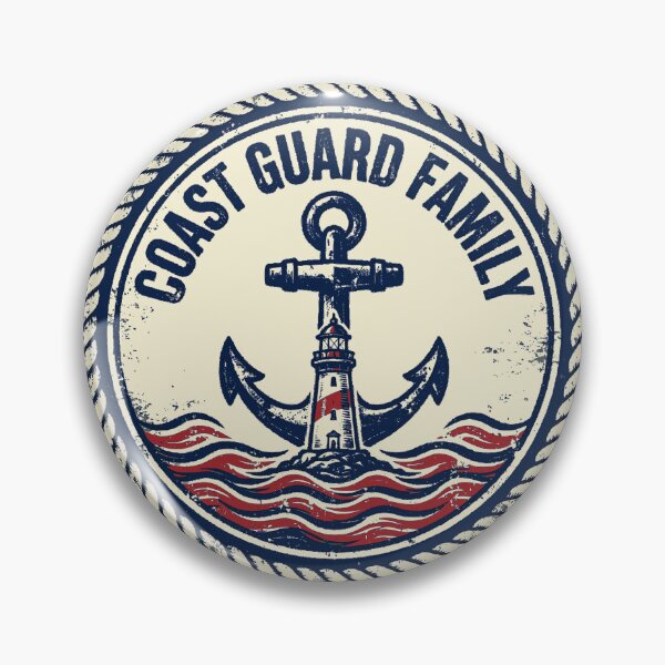 Item preview, Coast Guard Family Vintage Nautical Gift | Proud Coastie Support Design designed and sold by Coasties.