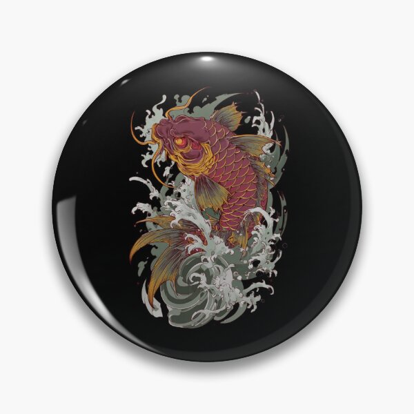 Item preview, Koi fish tattoo art designed and sold by MendaciousMina.