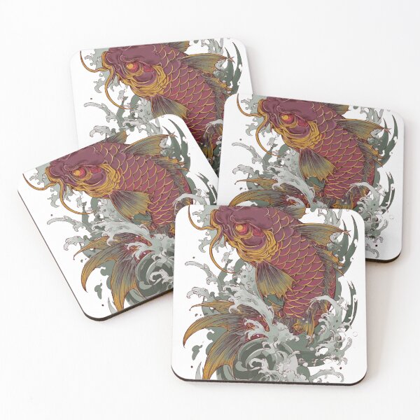 Item preview, Koi fish tattoo art designed and sold by MendaciousMina.