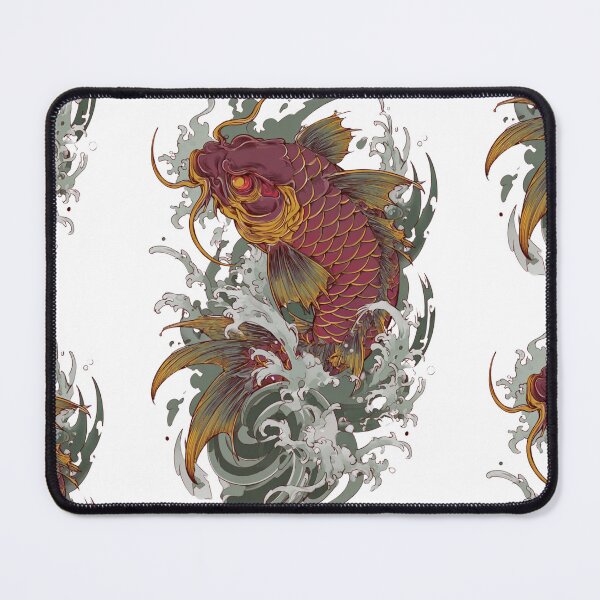 Item preview, Koi fish tattoo art designed and sold by MendaciousMina.