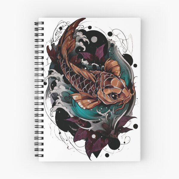 Item preview, Koi fish tattoo art designed and sold by MendaciousMina.