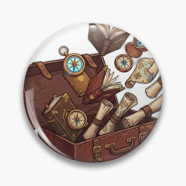 Item preview, Vintage Suitcase Full Of Magical Books Travel designed and sold by ryanguas.