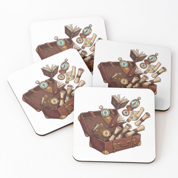 Item preview, Vintage Suitcase Full Of Magical Books Travel designed and sold by ryanguas.