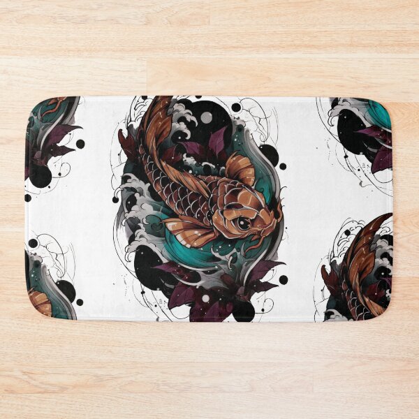 Item preview, Koi fish tattoo art designed and sold by MendaciousMina.
