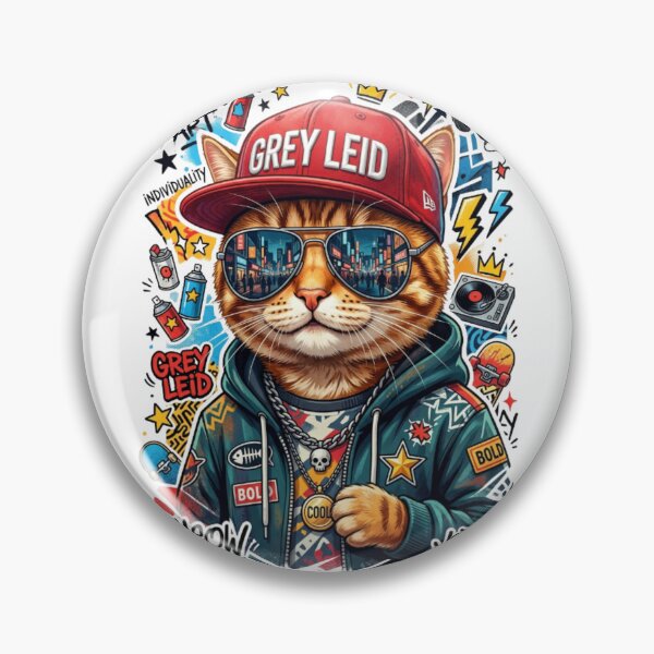 Item preview, Cool Cat Collage – Stylish Humor Tee designed and sold by Artify24.