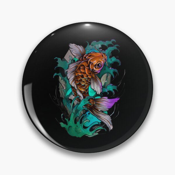 Item preview, Koi fish tattoo art designed and sold by MendaciousMina.