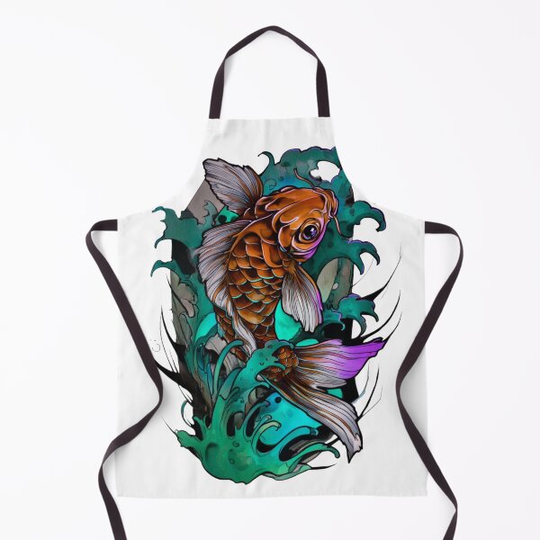 Item preview, Koi fish tattoo art designed and sold by MendaciousMina.