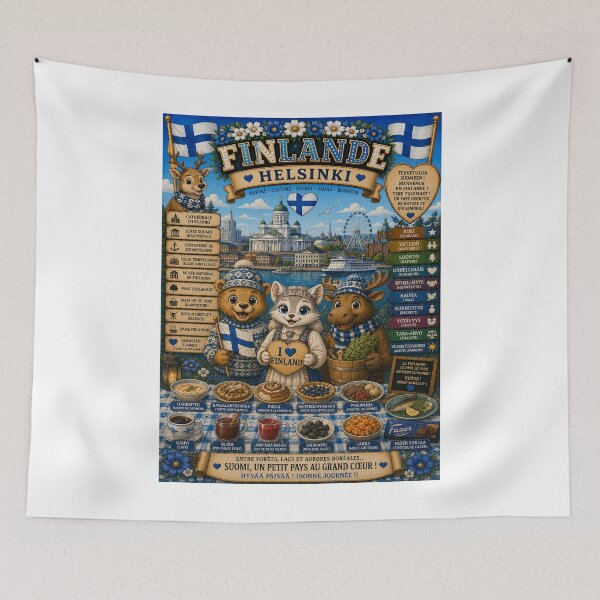 Item preview, Finland Helsinki – Nature, Sauna and Nordic Happiness designed and sold by Cifi64.