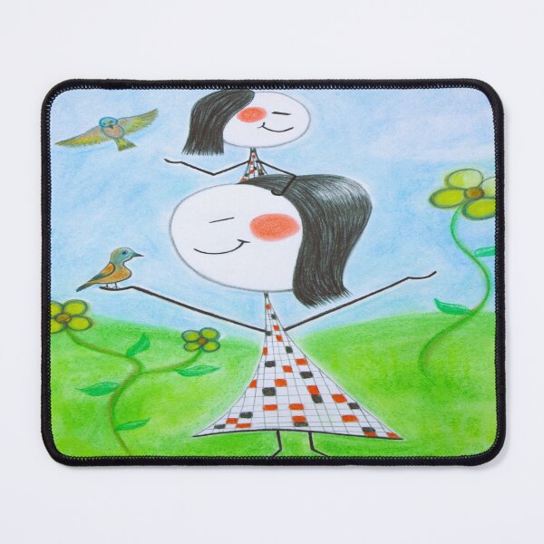 Item preview, Child With Mother And Birds designed and sold by Ameljor Designs.