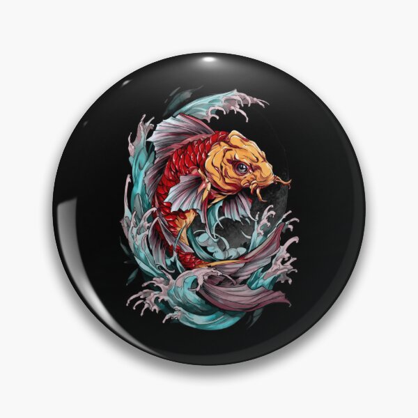 Item preview, Koi fish tattoo art designed and sold by MendaciousMina.