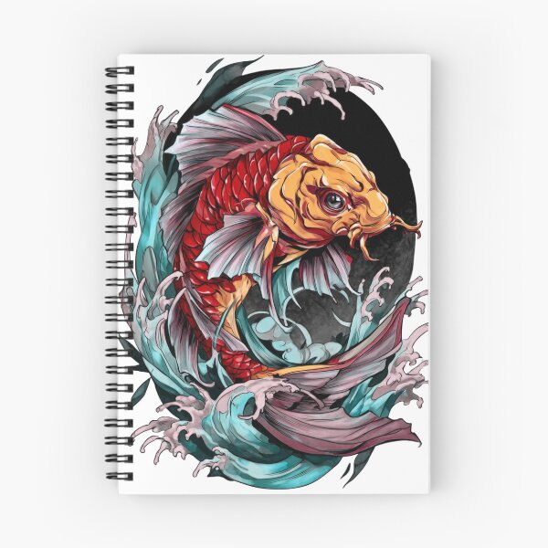 Item preview, Koi fish tattoo art designed and sold by MendaciousMina.