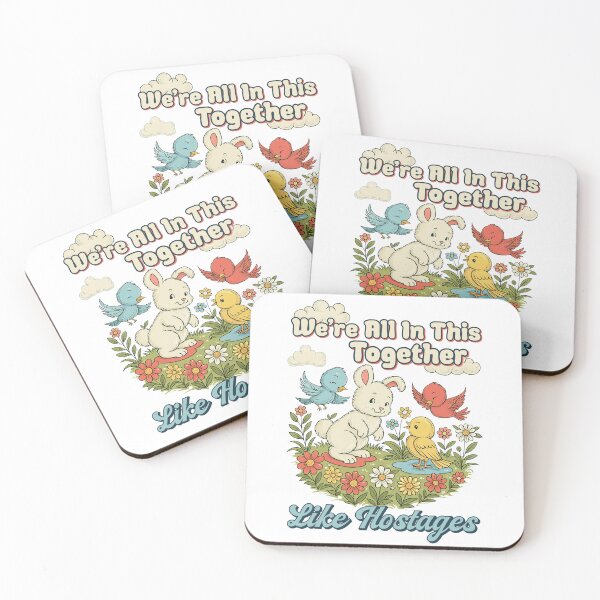 Item preview, We'Re All In This Together Like Hostages Sarcastic Retro designed and sold by studio-ssaam.