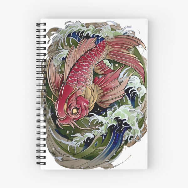 Item preview, Koi fish tattoo art designed and sold by MendaciousMina.