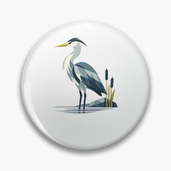 Item preview, Silent Grey Heron designed and sold by Norvian.