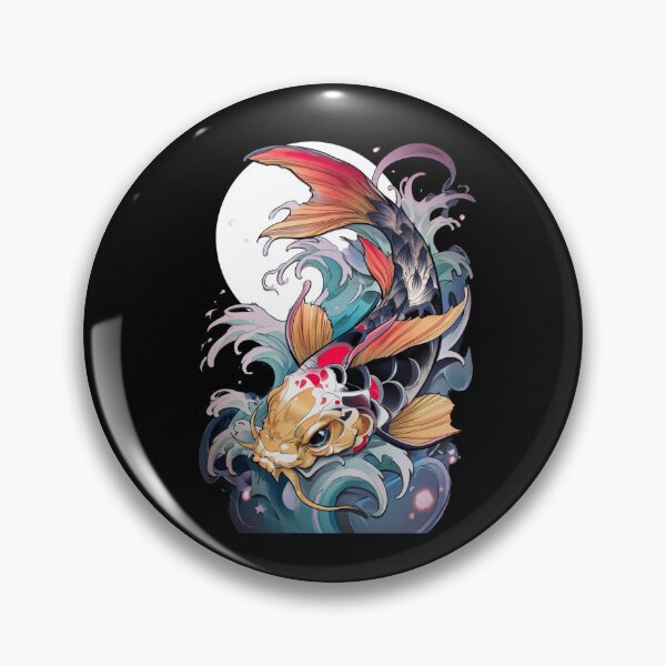 Item preview, Koi fish tattoo art designed and sold by MendaciousMina.
