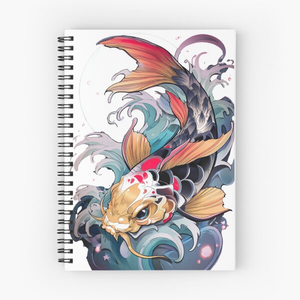 Item preview, Koi fish tattoo art designed and sold by MendaciousMina.